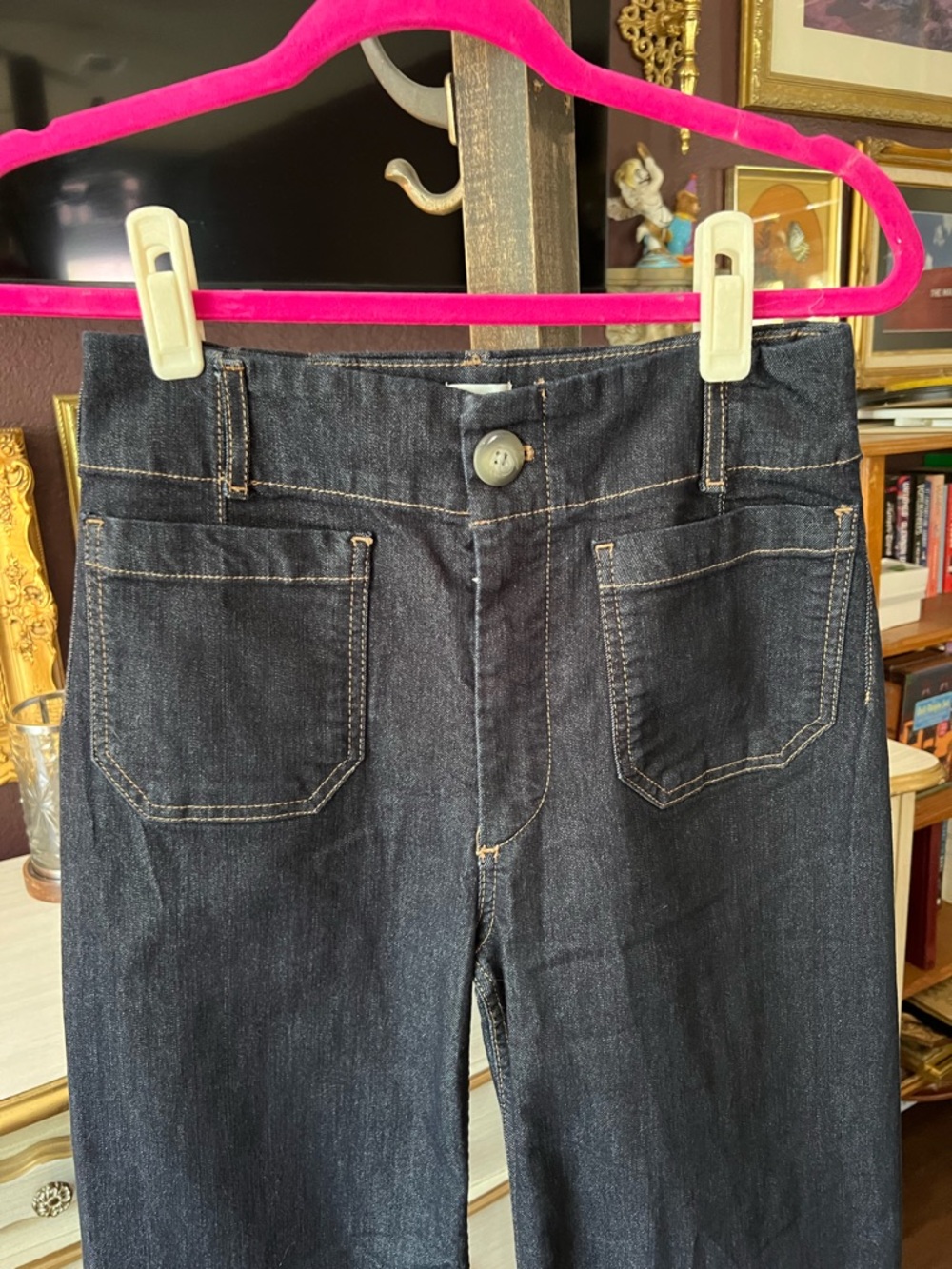 Anthropologie Colette Crop Wide-Leg Jeans by Maeve 27 - Picture 5 of 11